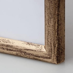 Ramka drewniana na zdjęcie 13x18 cm postarzana - PhotoDECOR