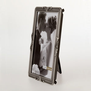 Srebrna ramka metalowa odlewana 10×15 cm - PhotoDECOR - Oprawiamy Wspomnienia