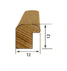 Klasyczna ramka drewniana D1B w formacie 18x24 cm - PhotoDECOR