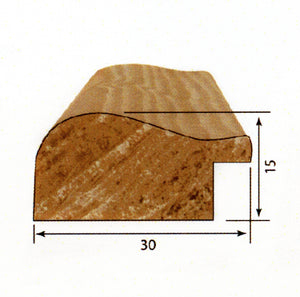 Brązowa ramka drewniana D3 13×18 cm - PhotoDECOR - Oprawiamy Wspomnienia
