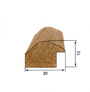 Ramka drewniana DR21 w formacie 13x18 cm - PhotoDECOR